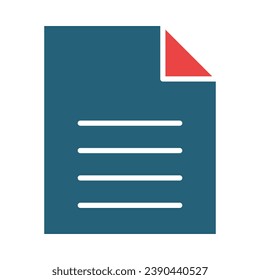 File Vector Glyph Two Color Icon For Personal And Commercial Use.

