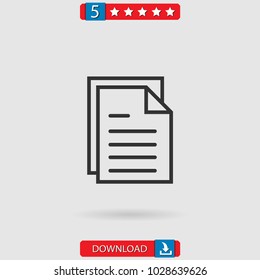 file vector icon