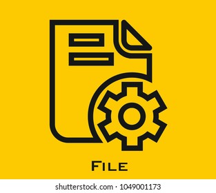 File vector icon