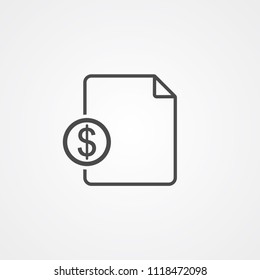 Bonds Vector Icon On White Background Stock Vector (Royalty Free ...