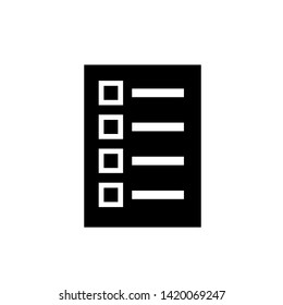 file vector icon in black and white