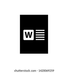 file vector icon in black and white