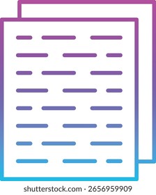 Icono de Vector de archivo. Se puede utilizar para aplicaciones de impresión, móviles y de Web.