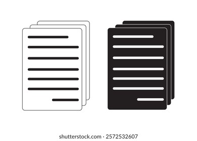 file vector icon Illustration isolated for graphic and web design.