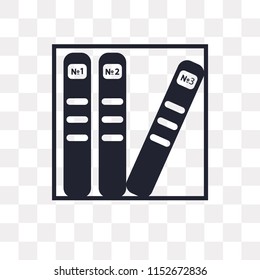 File vector icon isolated on transparent background, File logo concept