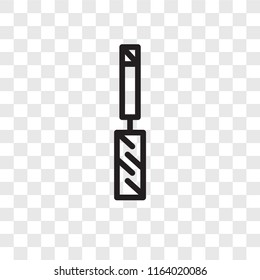 File vector icon isolated on transparent background, File logo concept