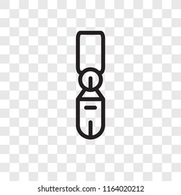 File vector icon isolated on transparent background, File logo concept