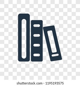 File vector icon isolated on transparent background, transparency logo concept
