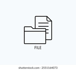 Vector De Archivo, Icono O Ilustración De Símbolo De Signo De Logotipo