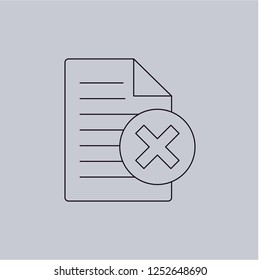File vector icon. Modern, simple, isolated, flat best quality icon for web site designs or mobile apps. Vector illustration.