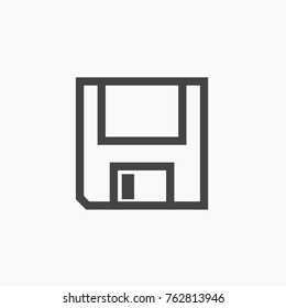 FIle vector icon on trendy light grey background.