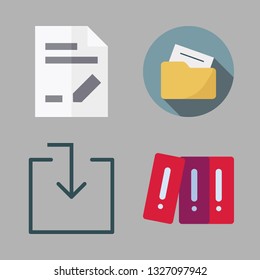 file vector icon set