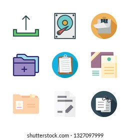 file vector icon set