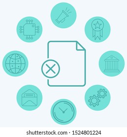 File vector icon sign symbol