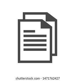 File vector icon, simple sign for web site and mobile app.