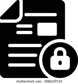 file vector illustration isolated on a transparent background . glyph vector icons for concept or web graphics.