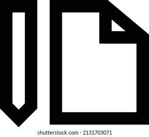 ilustración vectorial de archivo aislada en un fondo transparente. iconos vectoriales de trazo para el concepto o gráficos web.
