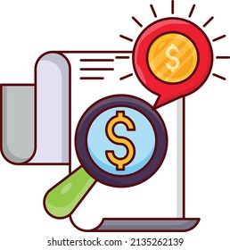 ilustración del vector de archivo en un fondo transparente. Símbolos de calidad superior. Iconos planos de línea vectorial para el diseño de conceptos y gráficos. 