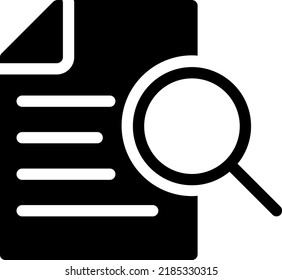 ilustración del vector de archivo en un fondo transparente. Símbolos de calidad superior. Iconos vectoriales de glifos para diseño de conceptos y gráficos.