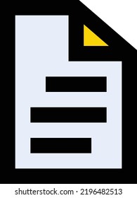 ilustración de vector de archivo en un fondo transparente.Símbolos de calidad premium.Icono de vector de trazo para el diseño de concepto y gráfico.