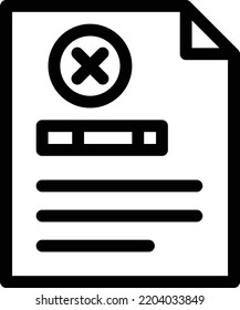 Ilustración del vector de archivos en un fondo transparente. Símbolos de calidad superior. Iconos vectoriales de línea delgada para el diseño de conceptos y gráficos.