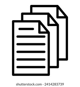 File Vector Line Icon Design