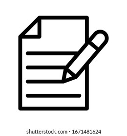 file vector thin line icon 