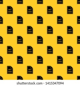 File WAV pattern seamless vector repeat geometric yellow for any design