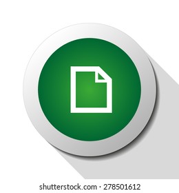 File, web icon. Vector design
