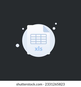File Xls Illustration for UIUX
