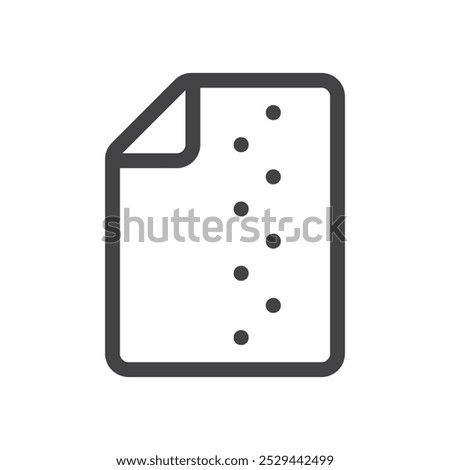 File zip icon Thin outline art symbol