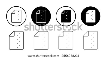 File zip icon Thin outline art symbol