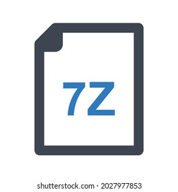 File zip icon.type,format (vector illustration)