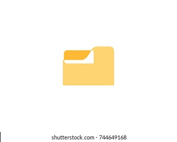 file.Icon symbol isolated on white background. Vector illustration.