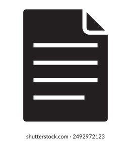 Files black icon. vector illustration.