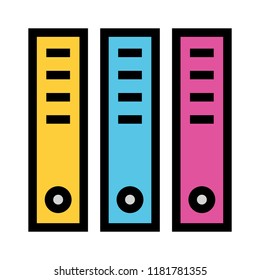 files color line icon