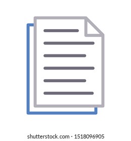 files colour line vector icon