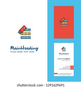 Files copy  Creative Logo and business card. vertical Design Vector