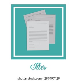 Files digital design, vector illustration eps 10