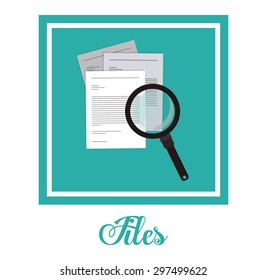 Files digital design, vector illustration eps 10