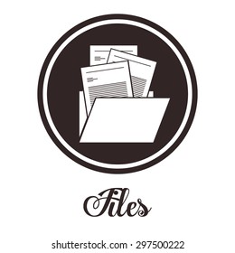 Files digital design, vector illustration eps 10