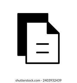 Files, Document icon design template