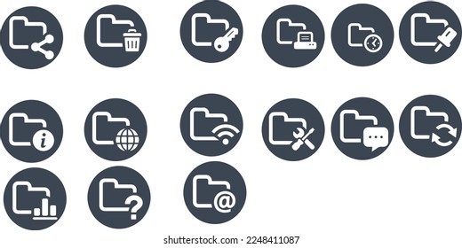 Files and Document Web Icons vector design
