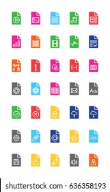 FILES & DOCUMENTS colorful icons