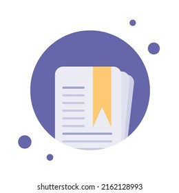 Files, documents. File management concept. Vector icon. Cartoon minimal style.