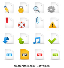 Files & Documents Icon Set