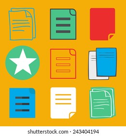 Files Documents Storage Data Information Online Vector Concept