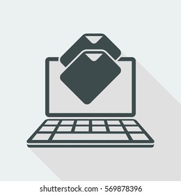 Files download - Flat minimal icon