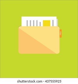 files folder , flat design