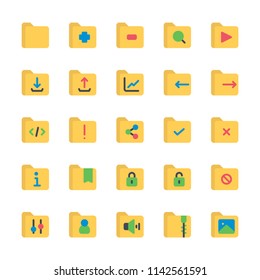 Files and Folder icons in for any purposes. Perfect for website mobile app presentation and any other projects. Suitable for any user interface and user experience.